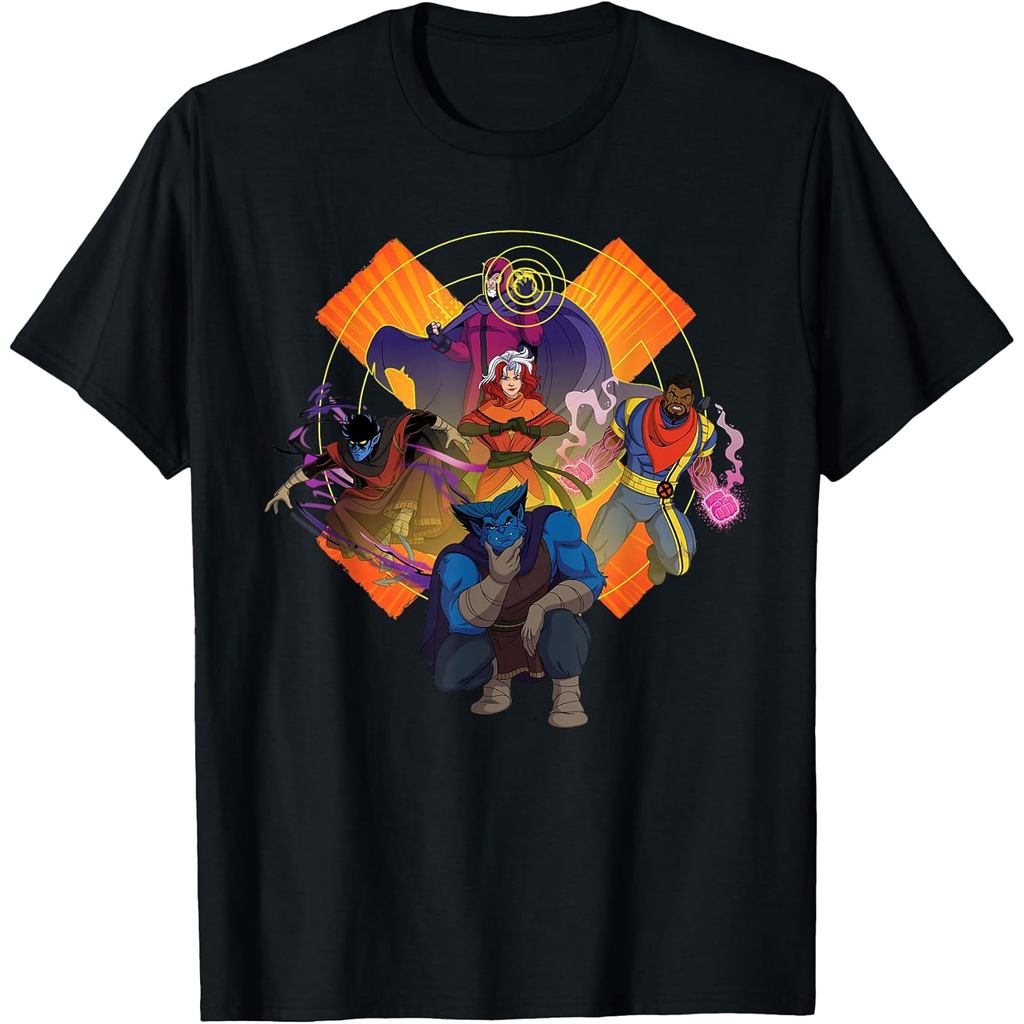 T-Shirt Marvel Motif X-Men Lengan Pendek Pelindung Big Size Unisex