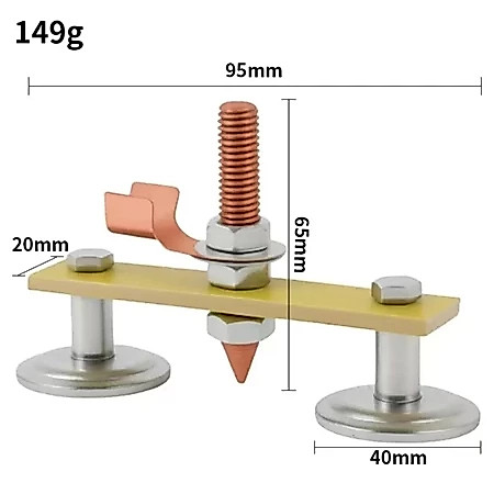 Las Magnet Stang Massa Magnit Klem Masa Las /Strong Magnetic Earth Ground Clamp Welding Odd /Pengela