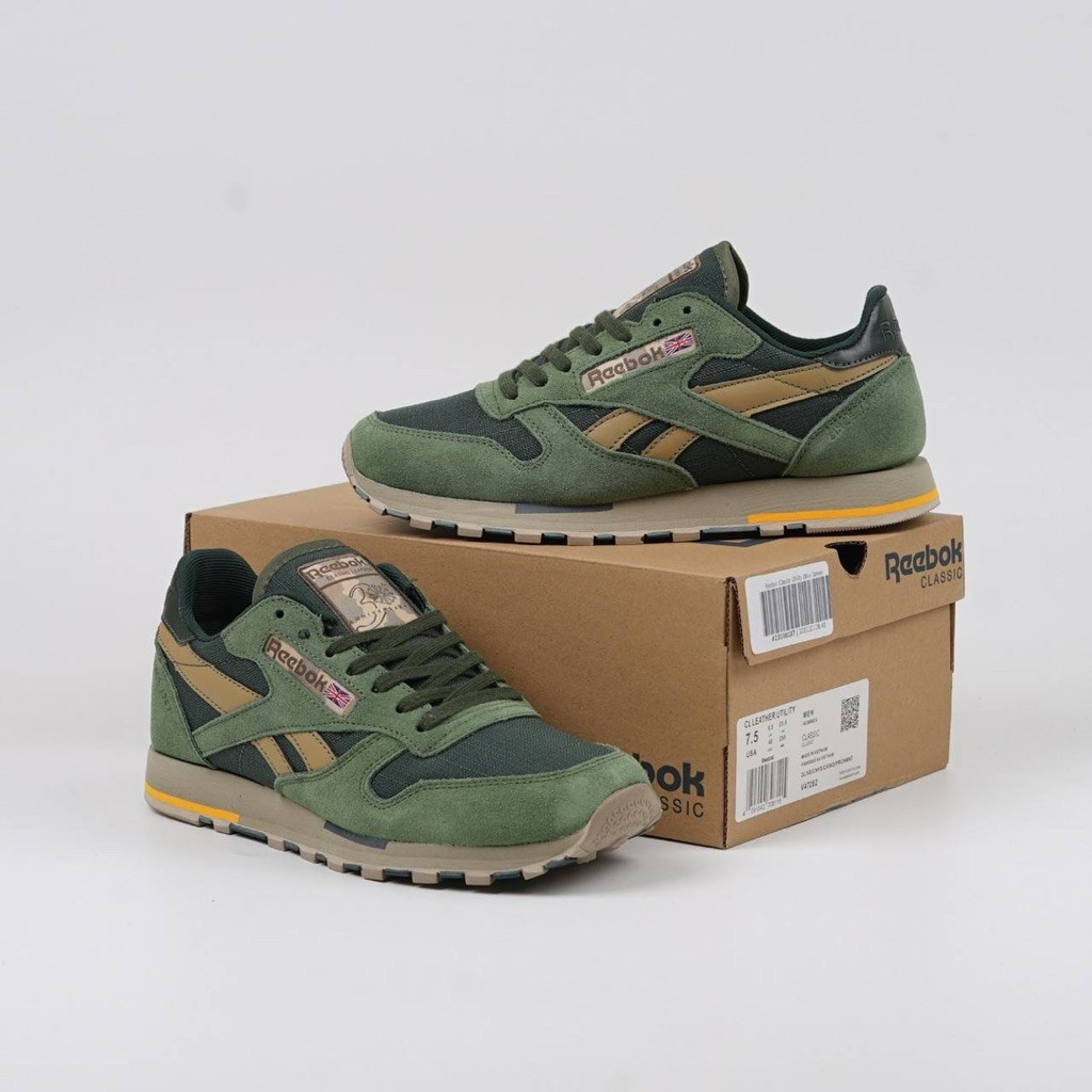( BDGSNKRS ) Sepatu Reebok Classic Uility Olive Green