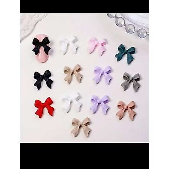 (50 pcs) pita ribbon nail art ,pita 3d nail art,aksesories nail art pita