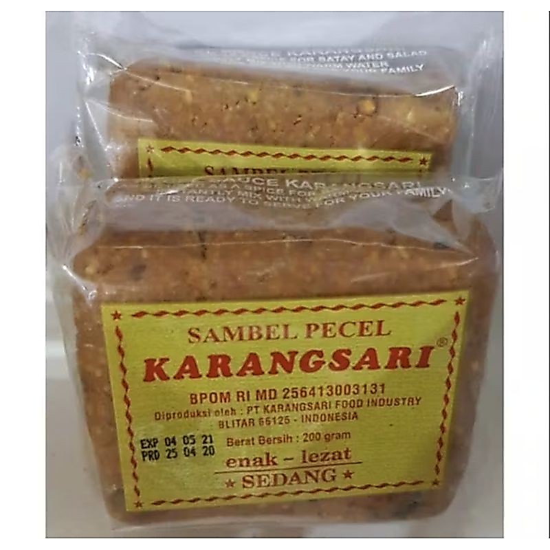 Sambel Pecel Karangsari - Bumbu Pecel instant