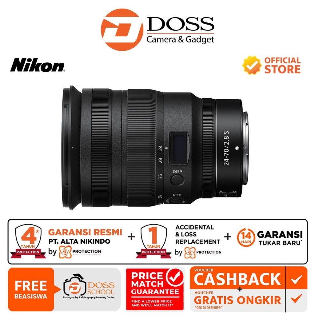 Nikon 24-70mm F2.8 S / Lensa Nikon Z 24-70mm F2.8