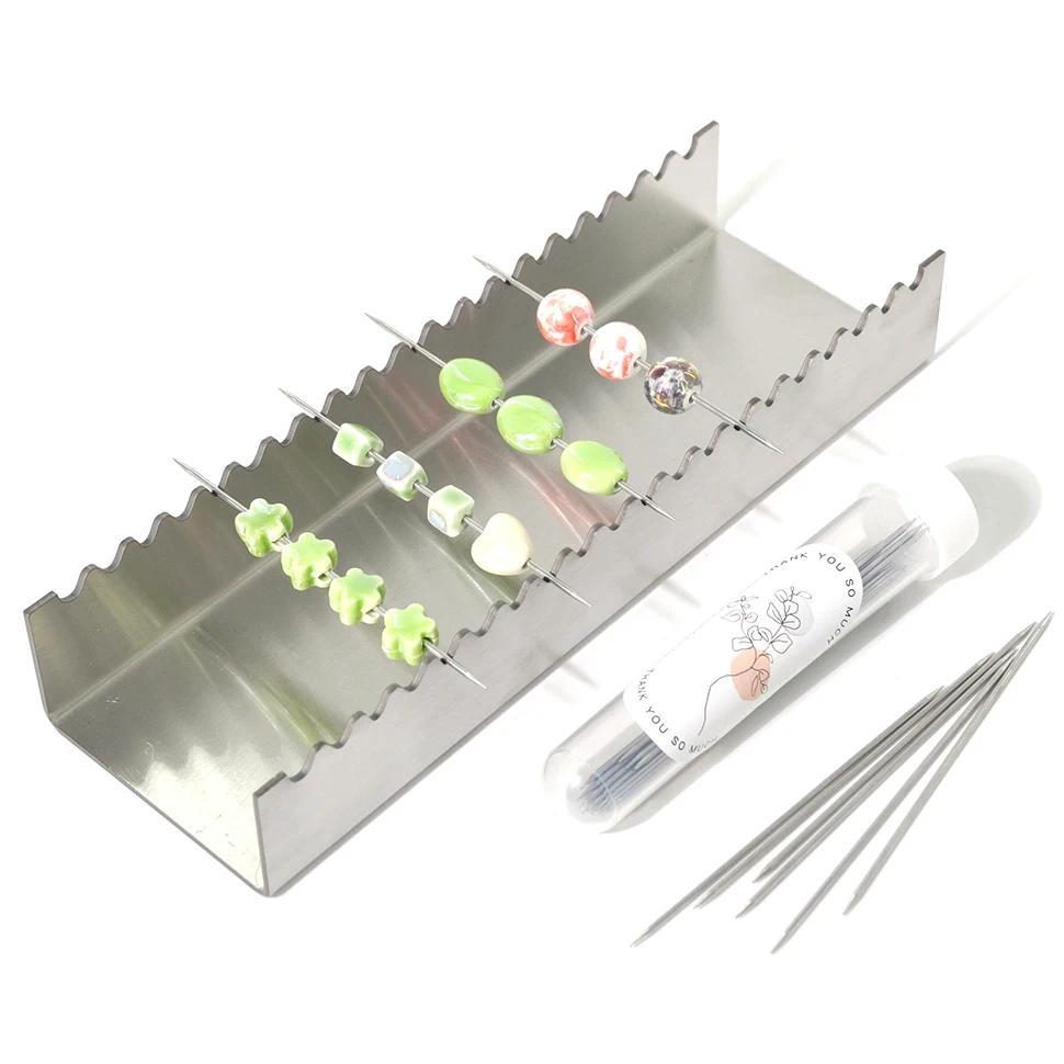 Bead Baking Rack Polymer Clay Tools Drying Rack for Polymer Clay Jewelry Making Tool with 20 Skewers