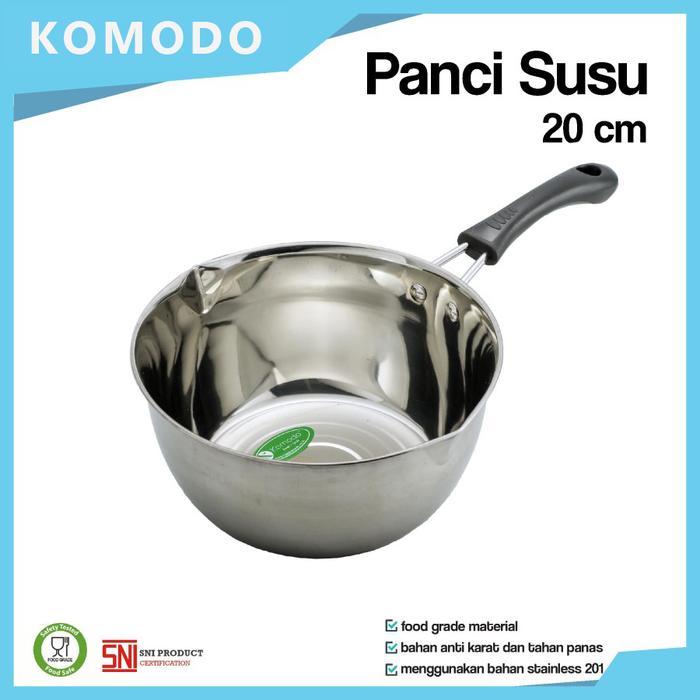 KOMODO PANCI SUSU 20 CM EKONOMIS / PANCI INDOMIE REBUS STAINLESS STEEL - KOMODO-081-PCSS20CM  Origin