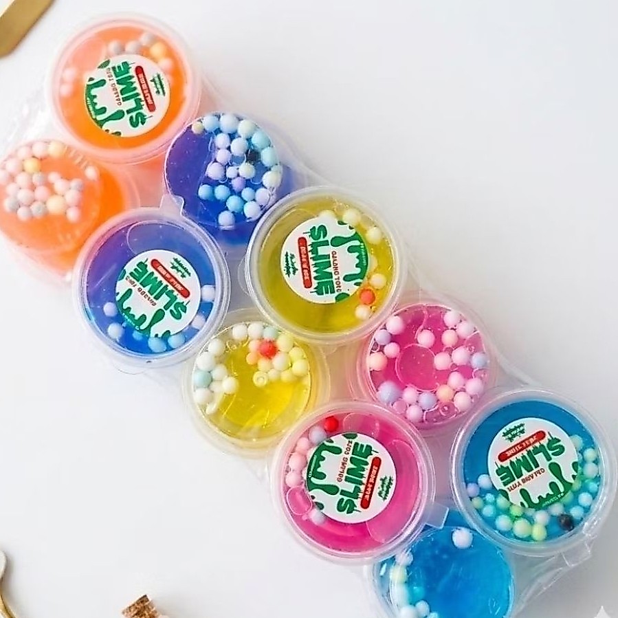10 pc slime BOBA 35cc / mainan slime  / slem original / slem jiggly mainan anak murah