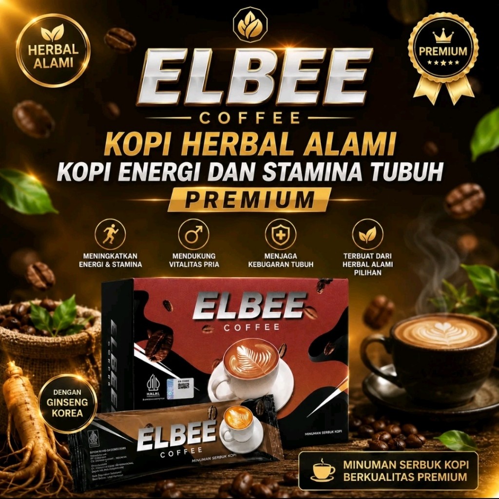 1 Box Elbee Kopi 10 Sachet Original