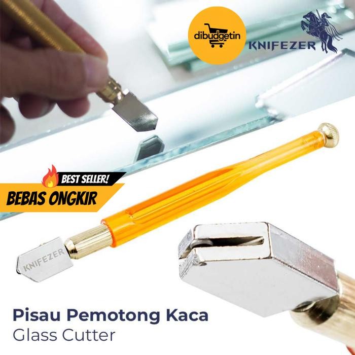 

KNIFEZER Pisau Pemotong Kaca Glass Cutter Diamond Cutting Tool - L9
