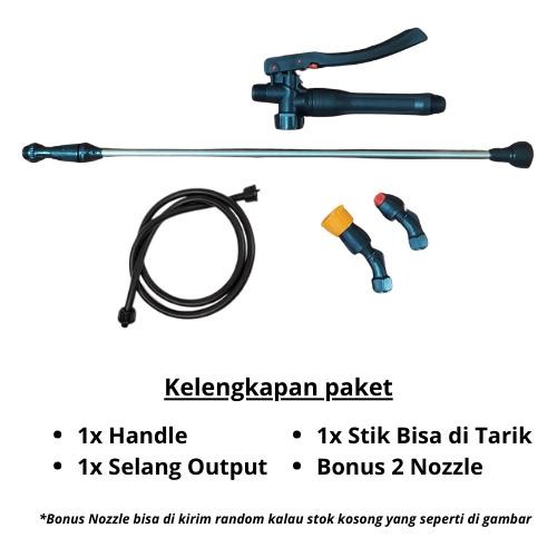 Paket lengkap set alat semprot sprayer Stik + Selang + Nozzle sprayer - Tinggal pakai DGW CBA - Hita