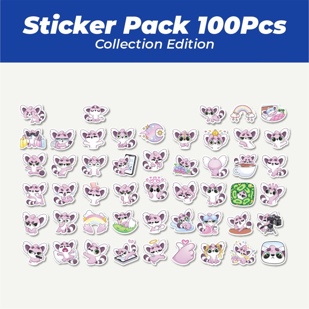 

Hot Stiker Kartun Funny Violet Lemmy Lucu Anti Air Stikers Berperekat Waterproof Sticker Decal Buat Motor Helm Buku Journal Koper Casing HP Laptop Botol Minum