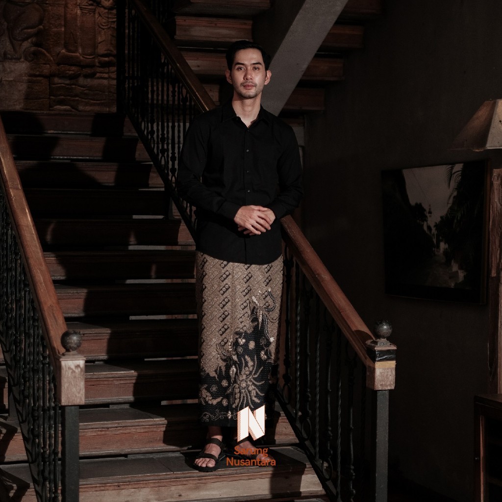 Sarung Nusantara Motif Bayanaka Sarung Batik Pria Premium