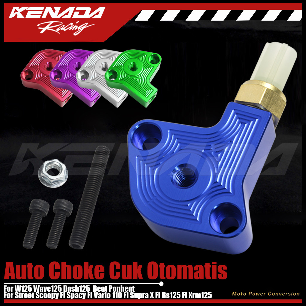 Kenada Racing Sensor Suhu Beat Manual Tensioner Stelan For Wave125 W125 Beat Pop Beat Esp Beat Stree