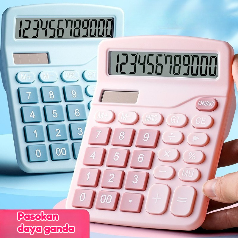 

Kalkulator Digital 12 Digit Dual Power (Baterai + Tenaga Surya) - Kalkulator Check & Hitung dengan Layar Besar, Cocok untuk Sekolah & Kantor