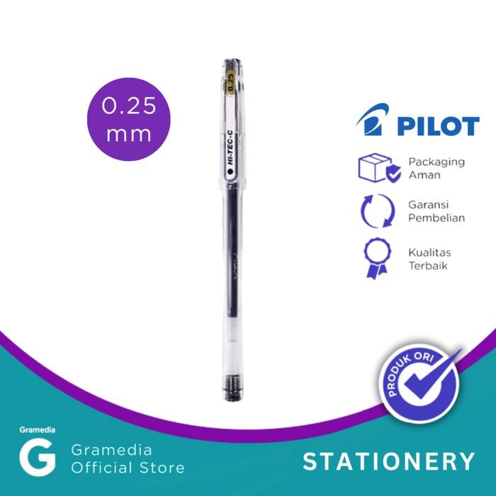 

Ballpen Pilot Hi-Tec 0.25Mm Black