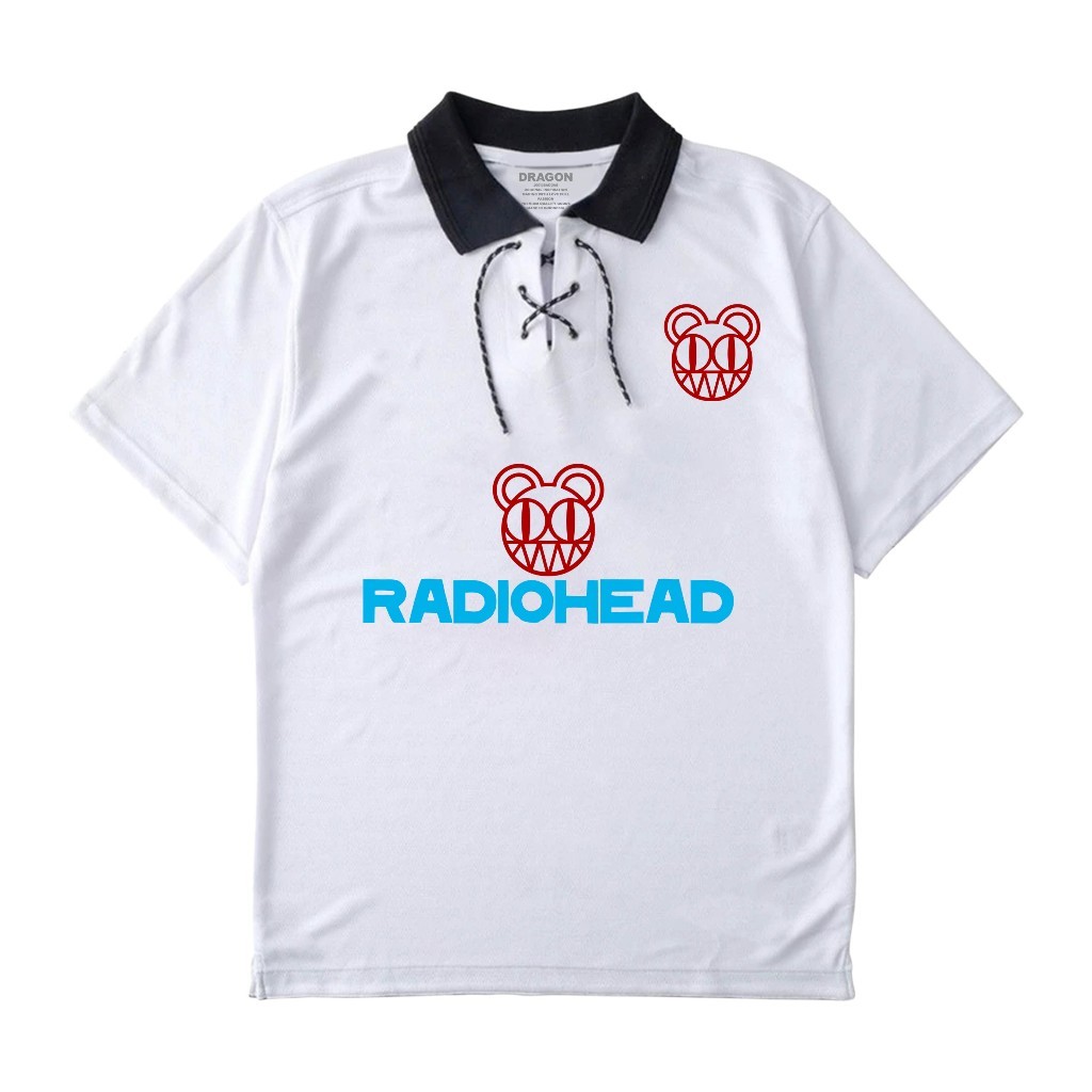 Aolshirt Jersey Vintage Radiohead  Band Bahan Milano