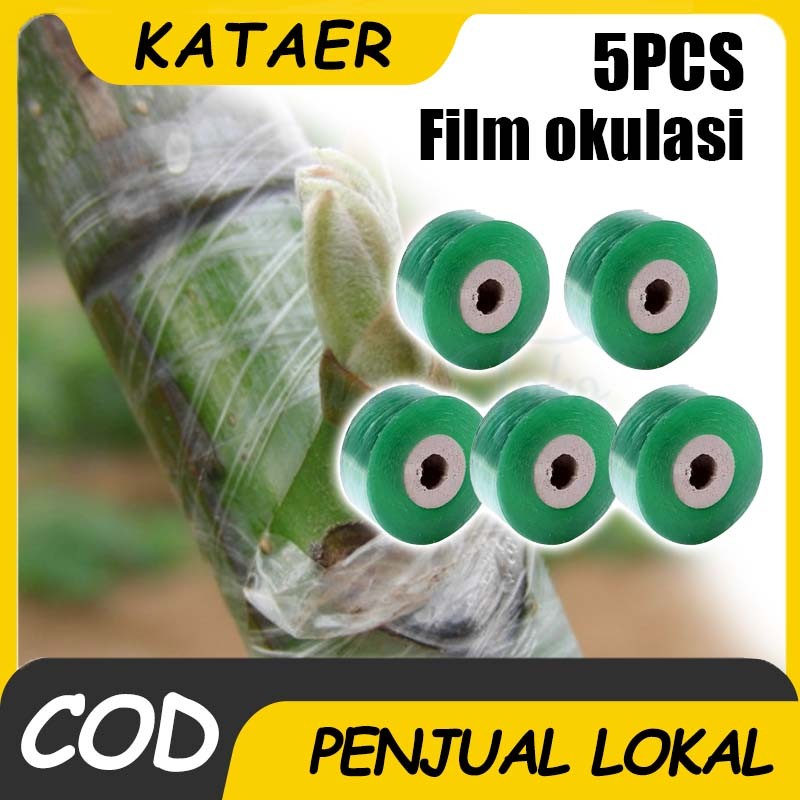 【Ready】5pcs Parafilm Tape Okulasi Polyolefin 2cm x 120m Grafting Tape Plastik untuk Sambung Pucuk da