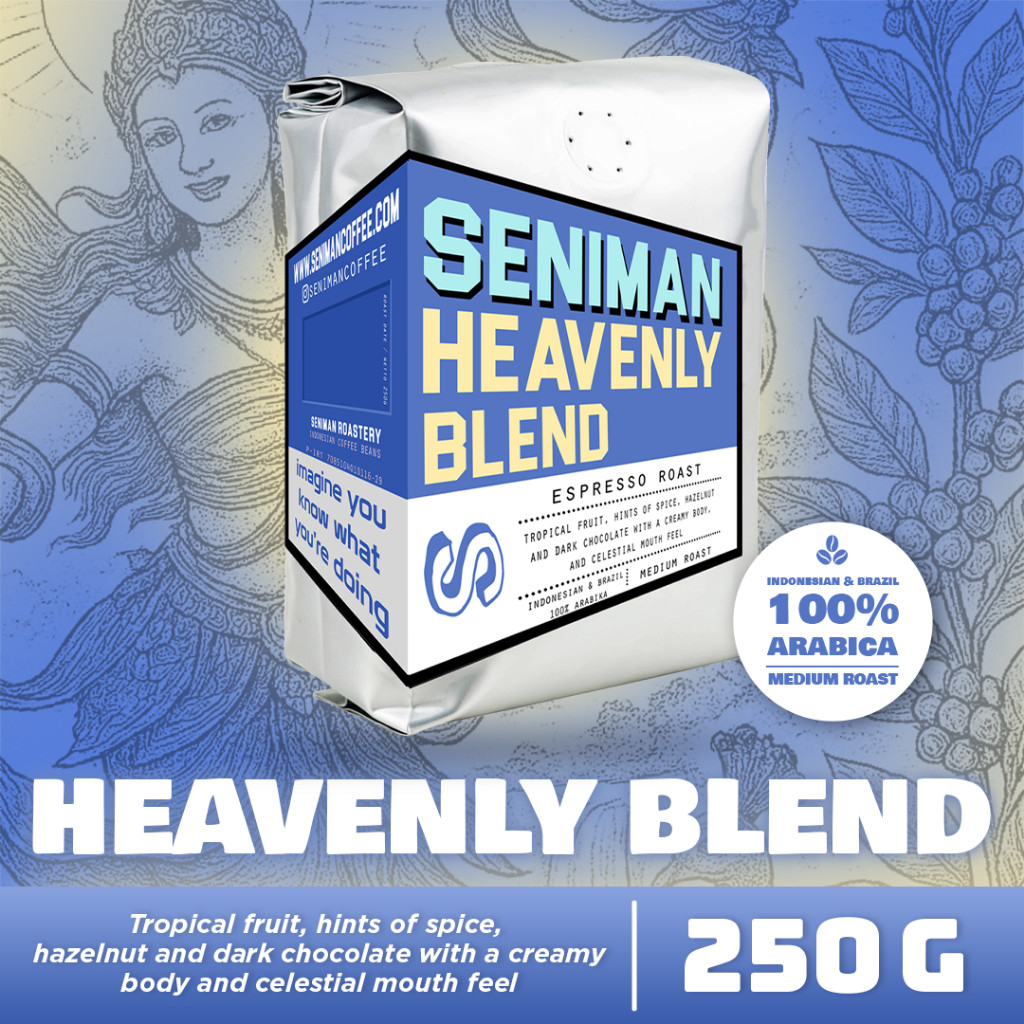 

Seniman Coffee Beans / Biji Kopi Heavenly Blend 250gr