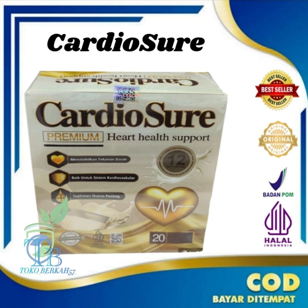 

CARDIOSURE PREMIUM MILK SUSU ASLI ATASI HIPERTENSI JANTUNG KORNORER HIPERTENSI