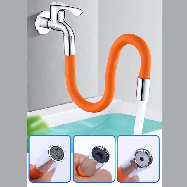 sambungan kran air fleksibel selang air elastis 360 universal