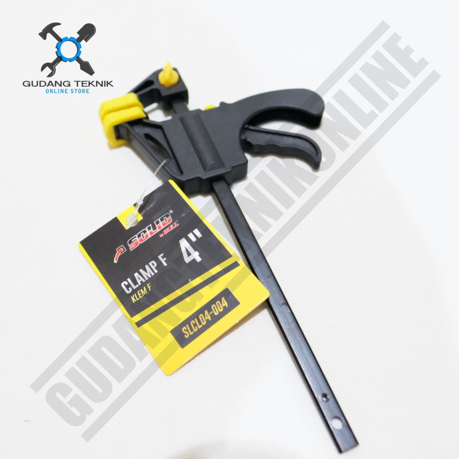 

BERKUALITAS!! SOLID F Clamp Klem Kayu F 4" 6" 8" 12" - Alat Jepit Penjepit Clamp F 4 6 8 12 inch Solid
