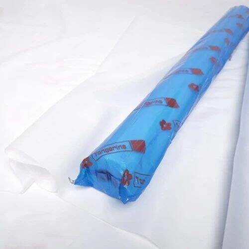 , kain keras Tangerine Vislin ADA LEM ( untuk 1Meteran) kain keras  vislin tangerin ketebalan sedang