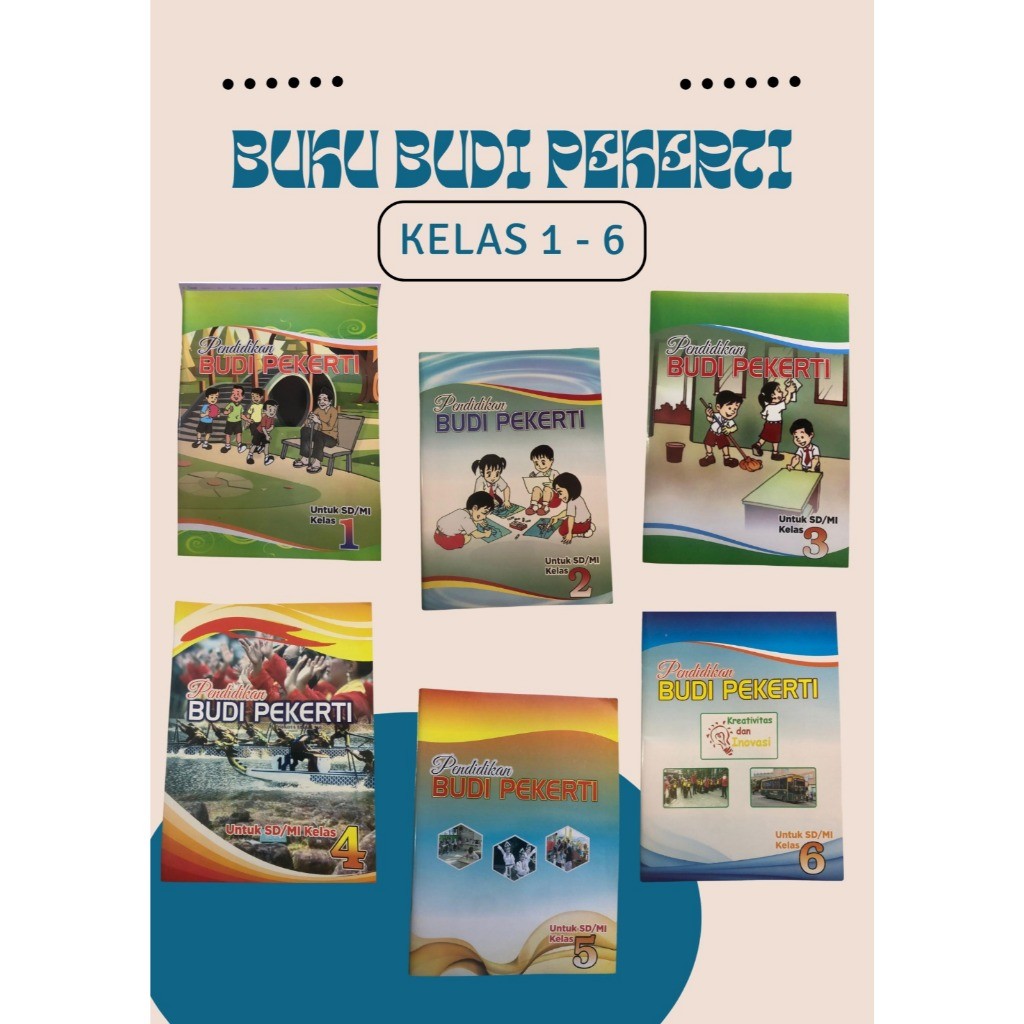 

Buku Paket Pendidikan Budi Pekerti kota tangerang untuk Kelas 1-6 SD murah GRATIS ONGKIR