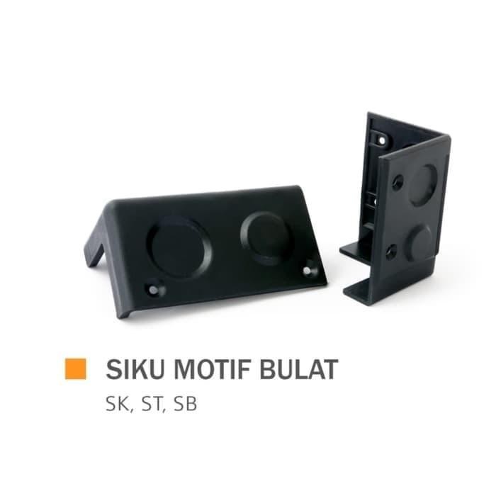 SIKU BOX SPEAKER BESAR SIKU BOX SALON MOTIF BULAT 9.5 CM X 5 CM SIKU L