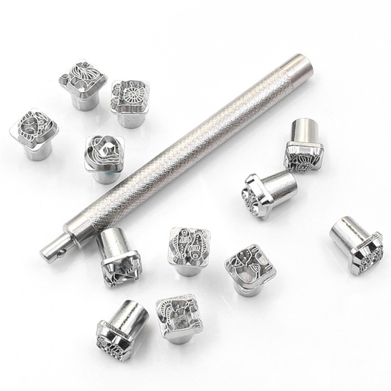 

ABFS Leather Printed Constellation Leather Carving Pattern Handmade DIY Punch Tool Set