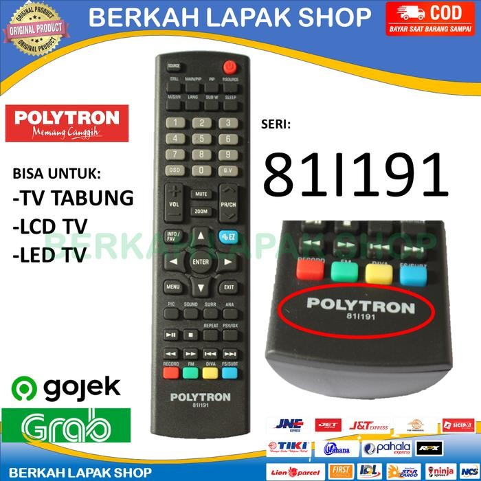remot polytron TV LCD/LED original - TABUNG/LCD/LED