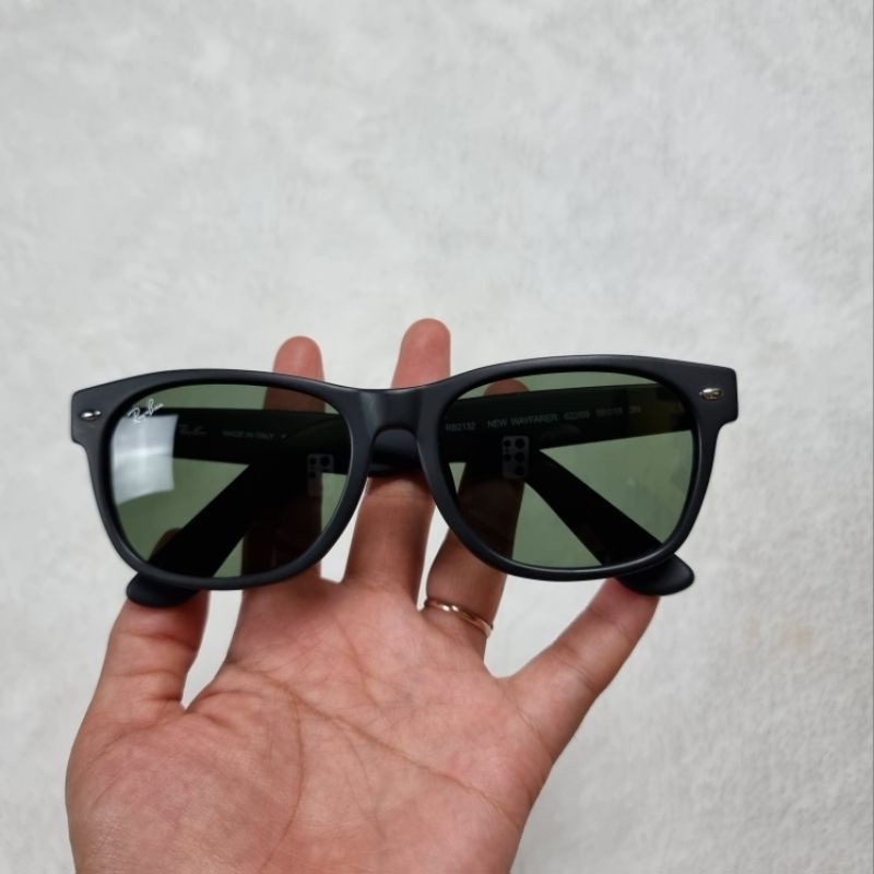Kacamata Hitam Rayban New Wayfarer RB2132 Lensa Kaca