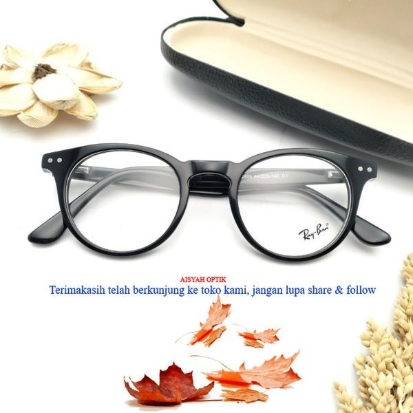 frame kacamata minus anti radiasi casual pria wanita rayban rb2506