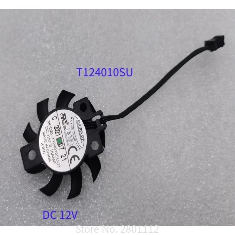 New Cooler Fan for EVERFLOW T124010SU ASRock Taiji X570 MainBoard Cooling Fan