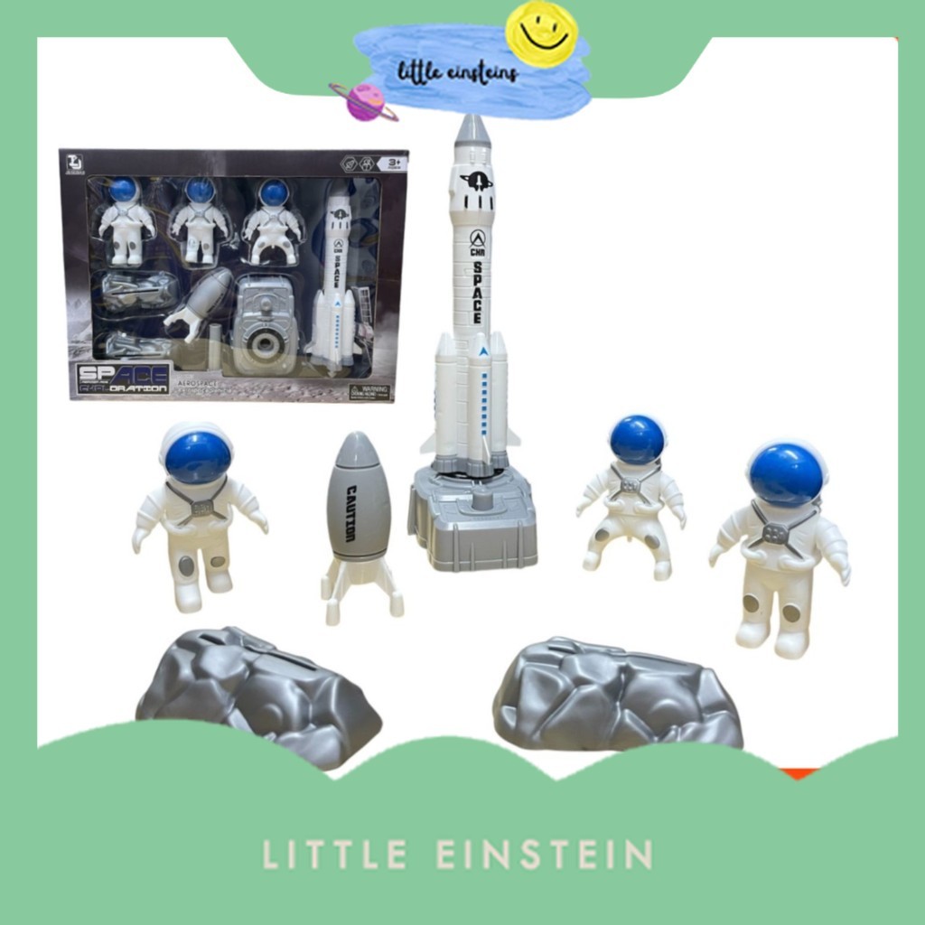 Little Einstein Mainan Anak Rocket Aerospace T096 Mainan Astronaut Roket Vehicle Anak Mainan Anak Perempuan