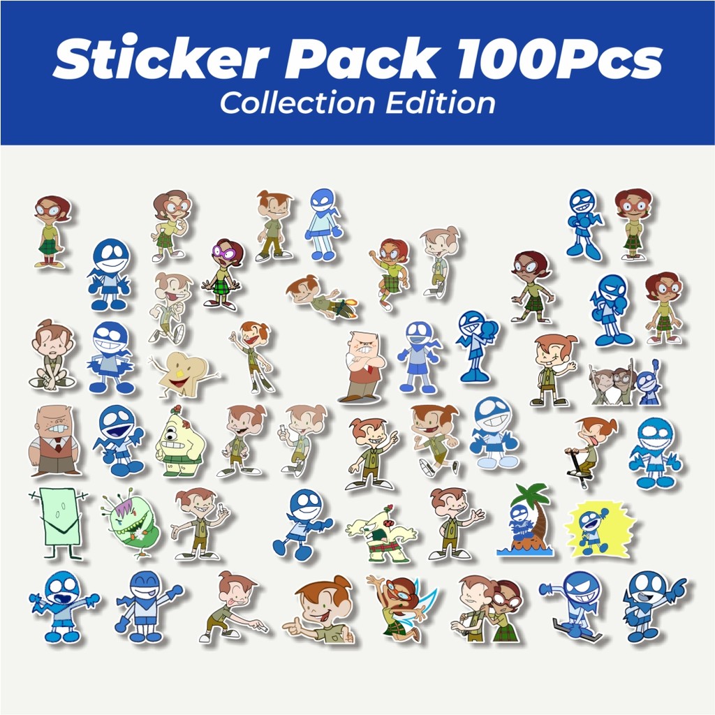 

Hot Stiker Kartun Chalkzone Lucu Anti Air Stikers Berperekat Waterproof Sticker Decal Buat Motor Helm Buku Journal Koper Casing HP Laptop Botol Minum