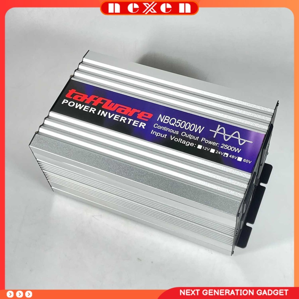 Taffware Power Inverter Mobil Pure Sine Wave DC 48V to AC 220V 5000W - NBQ5000W