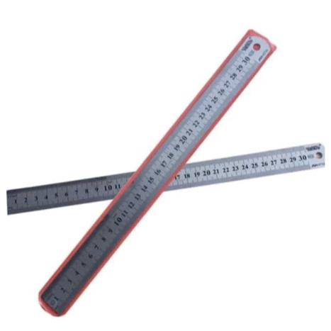 

PENGGARIS BESI 30 cm Termurah Stainless Pengaris Garisan / PENGGARIS BESI