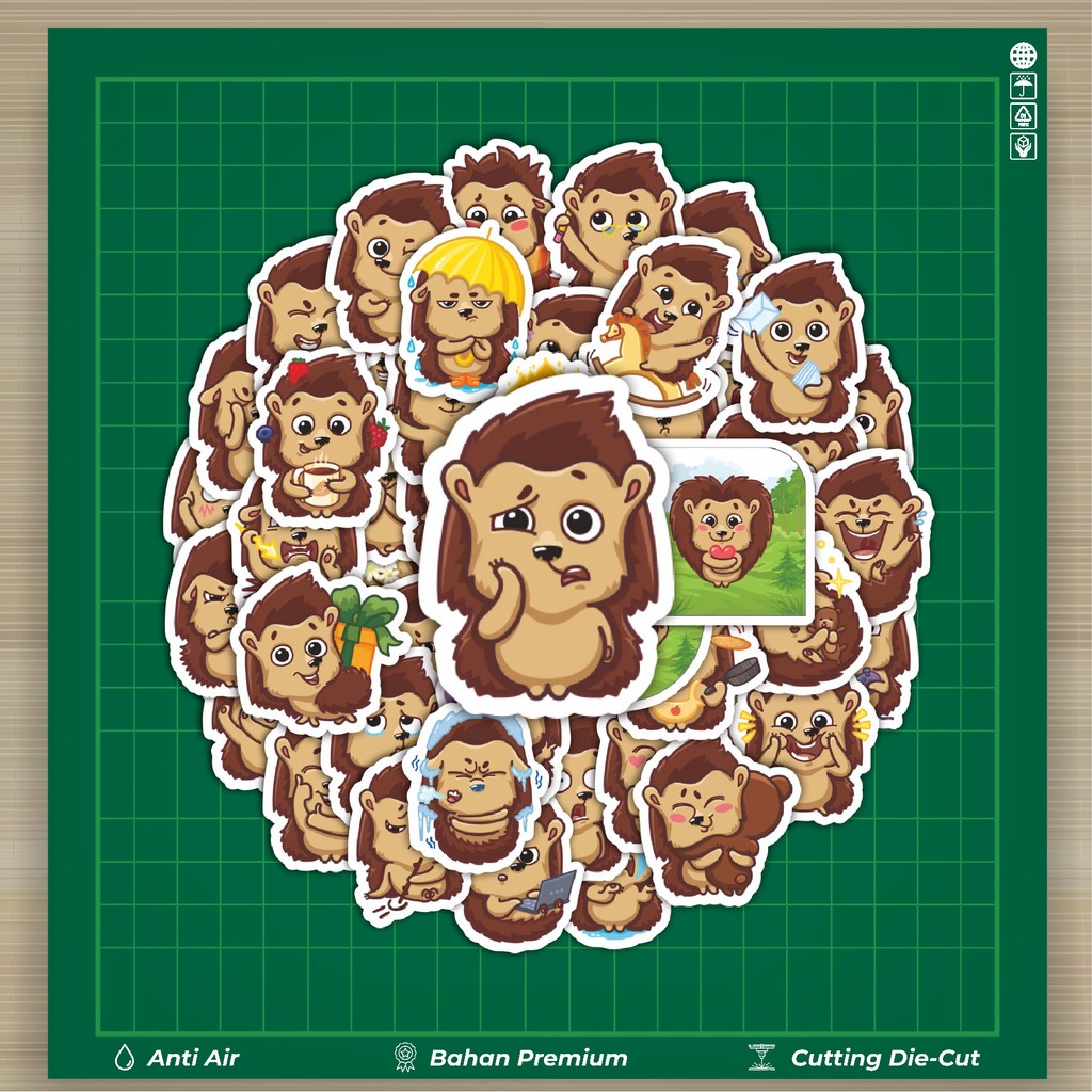 

HOT 50 PCS STIKER Stiker Kartun Shunya The Hedgehog Stiker Fashion Cars Decal Dingin Kartu Album Custom Vinyl Anti Air- Sticker Aesthetic Buku Journal Koper Casing HP Tablet Laptop Helm Motor Botol Minum