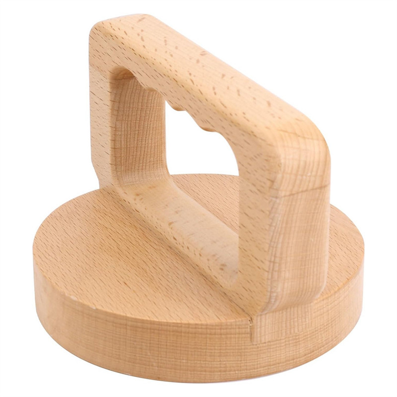 

B62B-Wood Baren For Printmaking,Beech Block Printing Tool Printing Press Tool Hand Printing Tool Linoleum Block Printing Tool