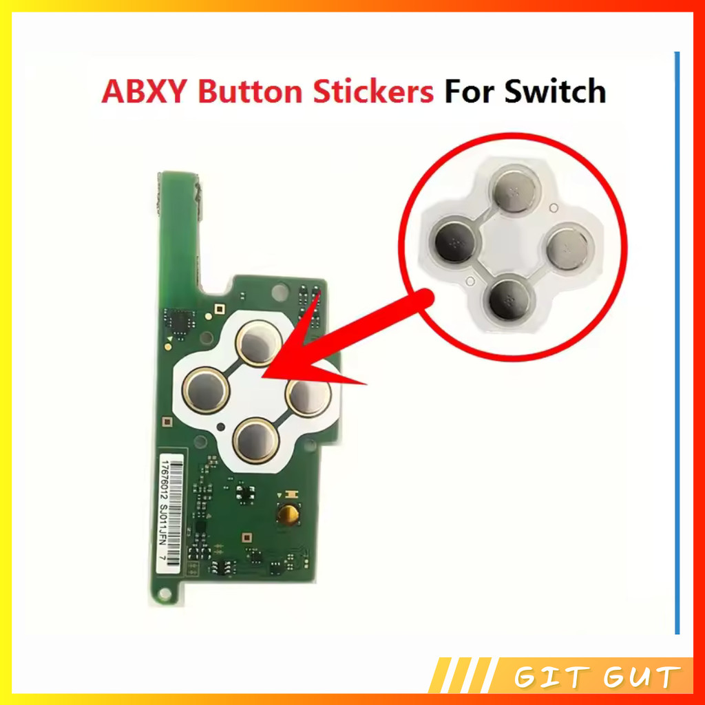 Nintendo Switch Joycon ABXY Conductive Pad Button Patch Replacement