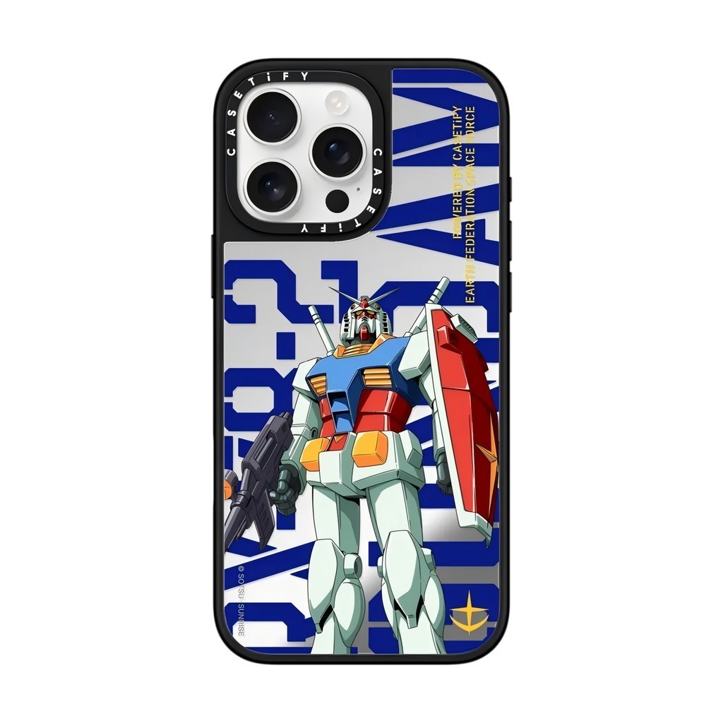 CASETiFY Cermin iPhone case [Reflektif/5ft Anti -Fall Protection/Compatible with Magsafe] - RX-78-2 
