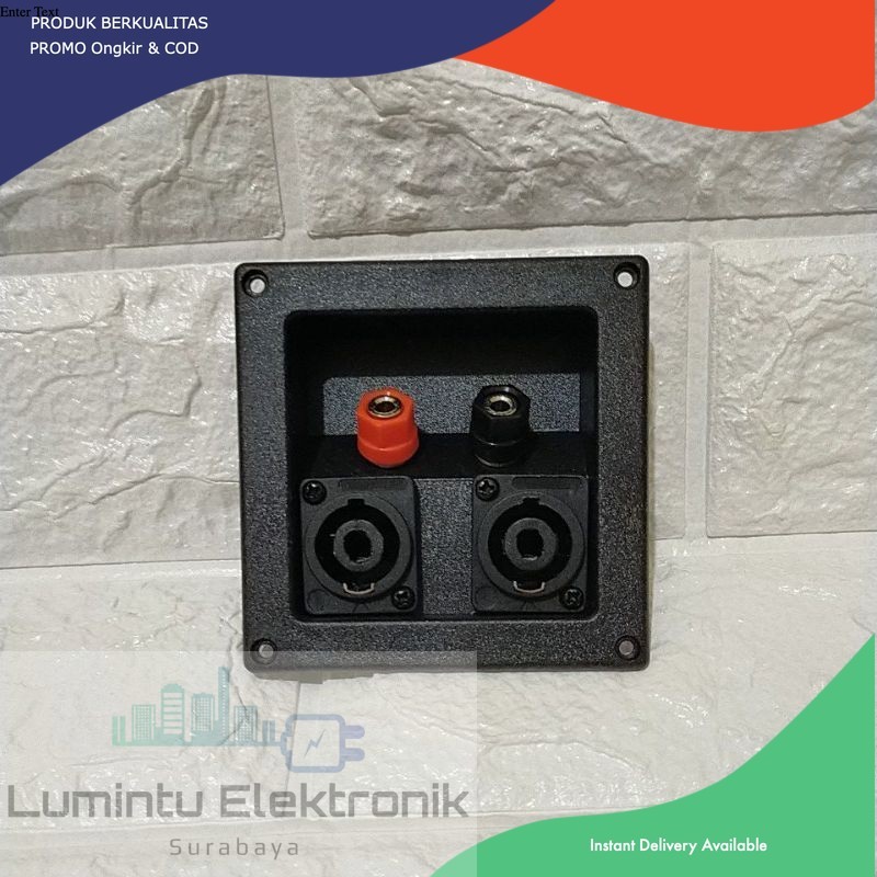 Terminal speaker dan terminal spikon