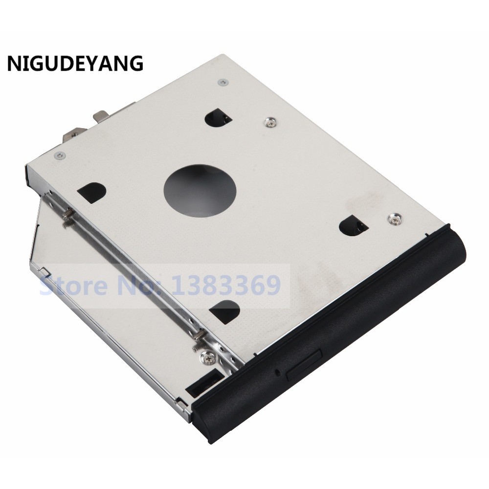 With bezel + Bracket 2nd HDD SSD SATA hard drive Caddy Adapter for HP EliteBook 6930p 8440p 8530p 85