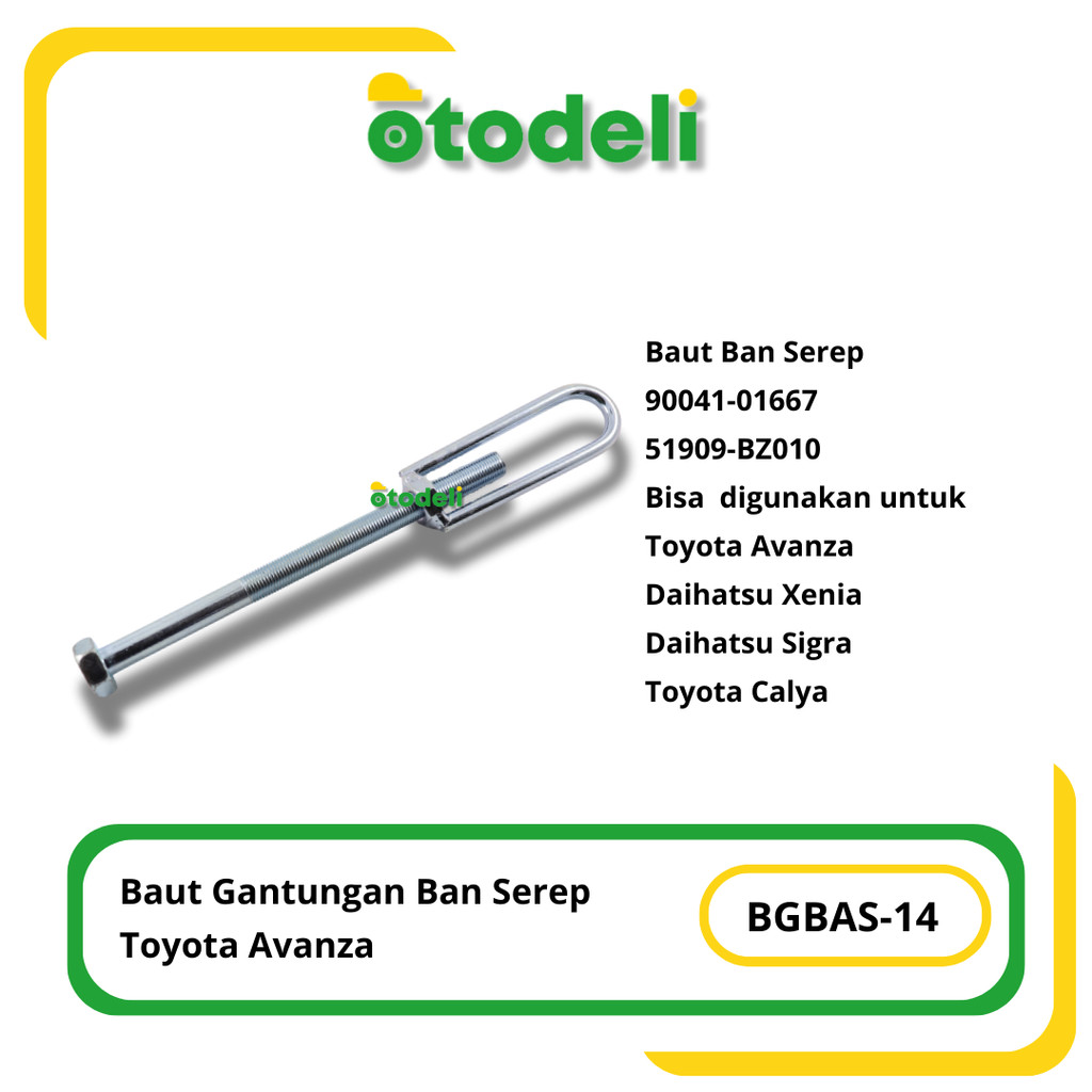 Baut Gantungan Ban Serep Toyota Avanza
