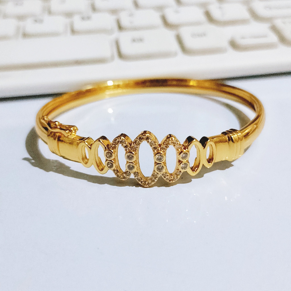 Gelang Bangle Gold Permata Gelang Kolong Dewasa
