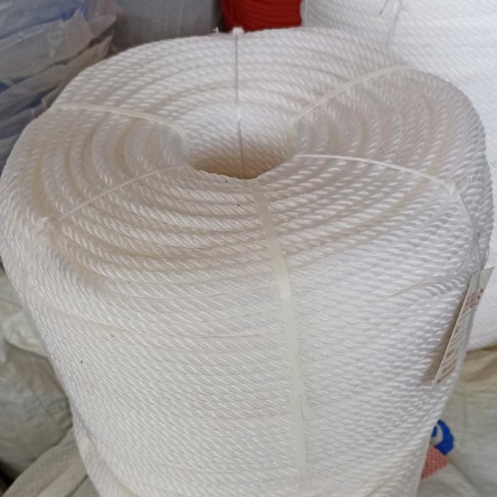 Tali tambang plastik 5 MM ( per roll) - Putih