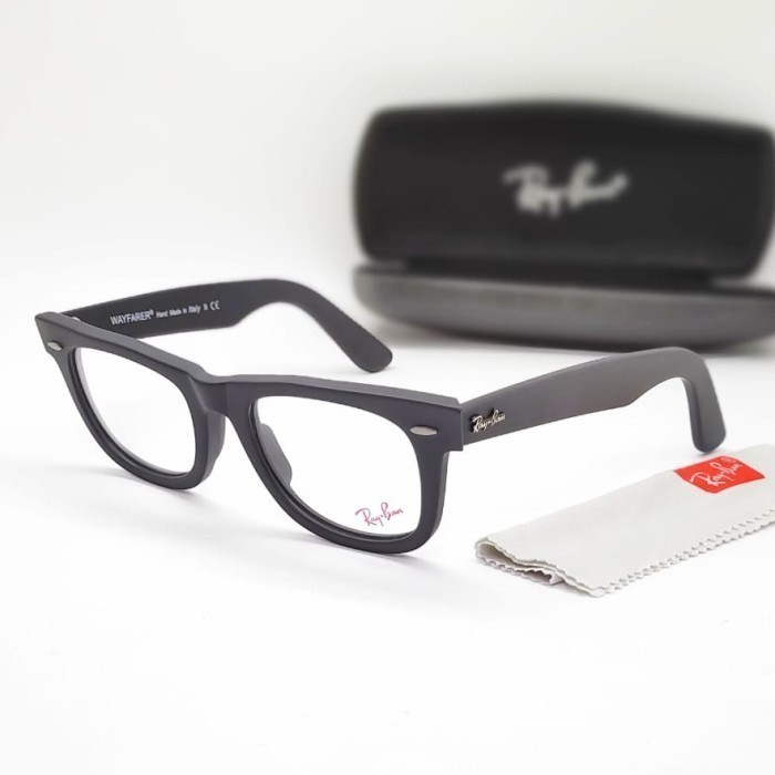 Kacamata Rayban Wayfarer 2151 Paket Lensa Anti Radiasi Authentic Fullset Box Ori King