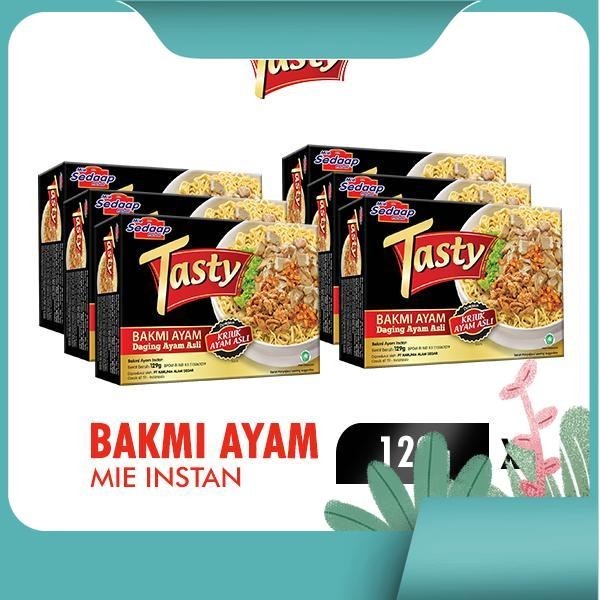 

Sedaap Tasty Mie Instan Bakmi Ayam 129g x6