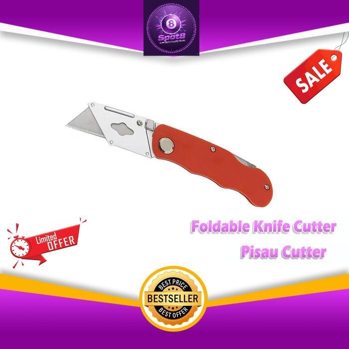 

Spot8Murah Karter Lipat Pisau Kater Lipat Foldable Knife Cutter Serbaguna A047 - RANDOM A047