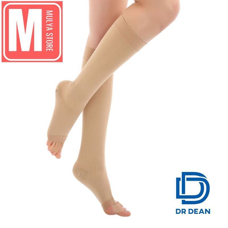 Stocking Varises Calf Stoking Kompresi Bawah Lutut Medical Compression Socks Varises Open Toe