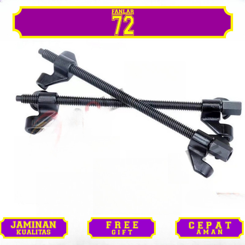 380 mm 2pcs keong Treker Mobil Coil Spring Compressor Clamp Shock tahan