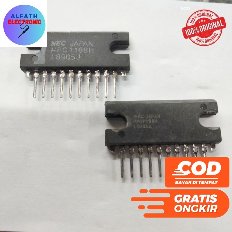 IC UPC1188H TRANSISTOR UPC 1188 H UPC1188H NEC JAPAN ORIGINAL KUALITAS BAGUS